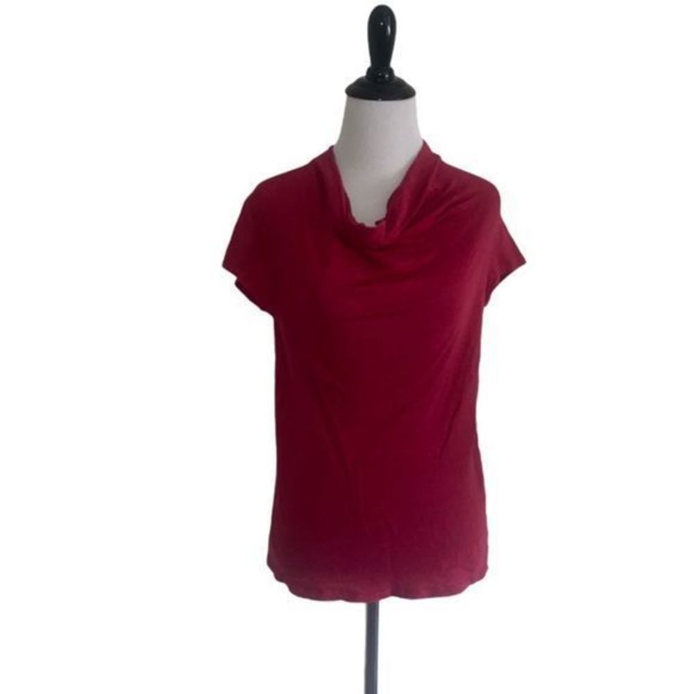 Sundance‎ women’s small linen cowlneck blouse